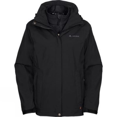Chaquetas Vaude Kintail 3-in-1 III Mujer Negras - Chile IEK857439